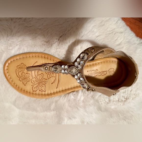 DbDk Fashion Crystal Women’s Flat Sandals - Picture 4 of 10